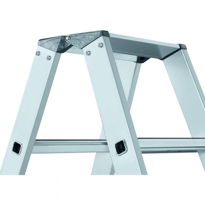 Легкосплавная анодированная стремянка с протектором Zarges R13step B ступени 2x12 41563