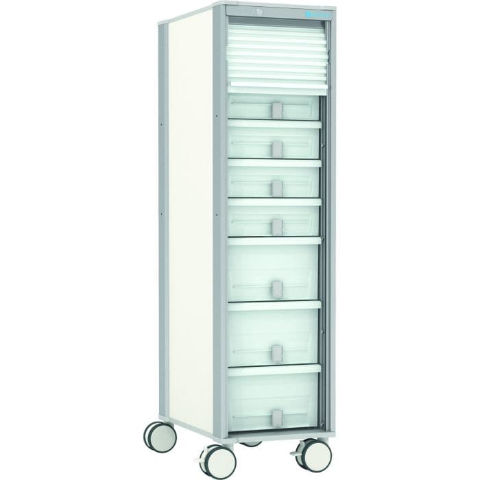 Тележка для ухода за больными MPO 1 ISO вертикальная Zarges 756х485х1000 мм 46535