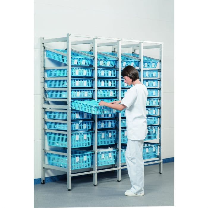 Полка Zarges 800х600 мм алюминий 46072