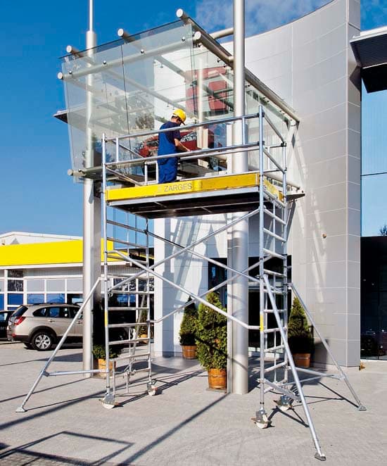 Передвижная вышка без связей с широкой площадкой Zarges Z600 52450