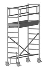 Складная вышка Zarges MultiTower 1T площадка 0,6х1,8 м., высота 10,35 м. 52003