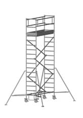 Складная вышка Zarges MultiTower 1T площадка 0,6х2,5 м., высота 4,45 м. 52143