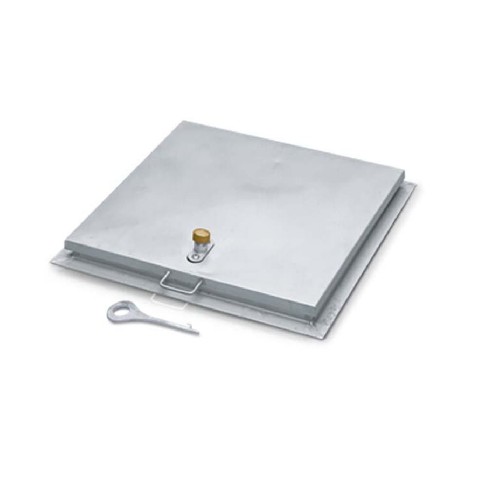 Прямоугольный колодезный люк из стали, оцинкованной горячим способом - 47140