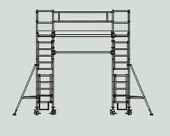 Рабочая площадка 2.5 м для передвижной вышки Zarges Z600 53711