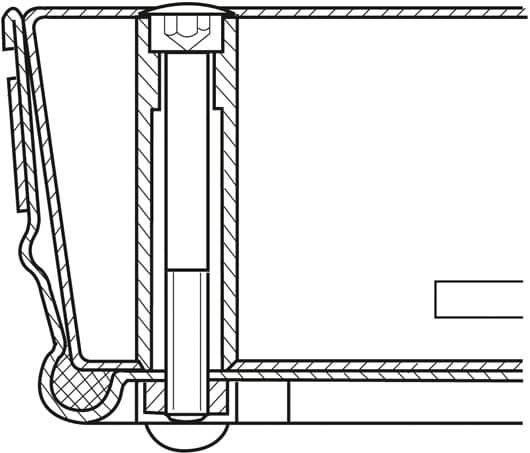 Крышка люка стальная оцинкованная с поддоном Zarges для колодца 1000х1000 мм 47039