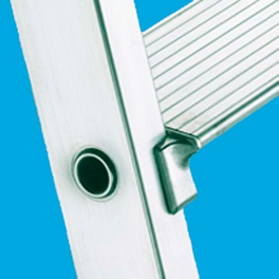 Стремянка с завальцованными ступенями Zarges Nova B ступени 2x6 42466