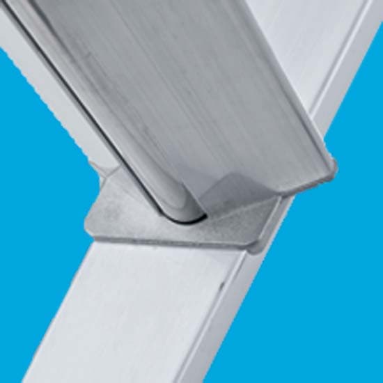 Стремянка с завальцованными ступенями Zarges Nova B ступени 2x6 42466