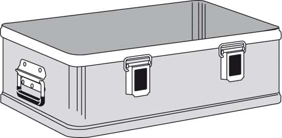 Ящик Zarges K 470 Plus бак с крышкой нижняя секция 40500