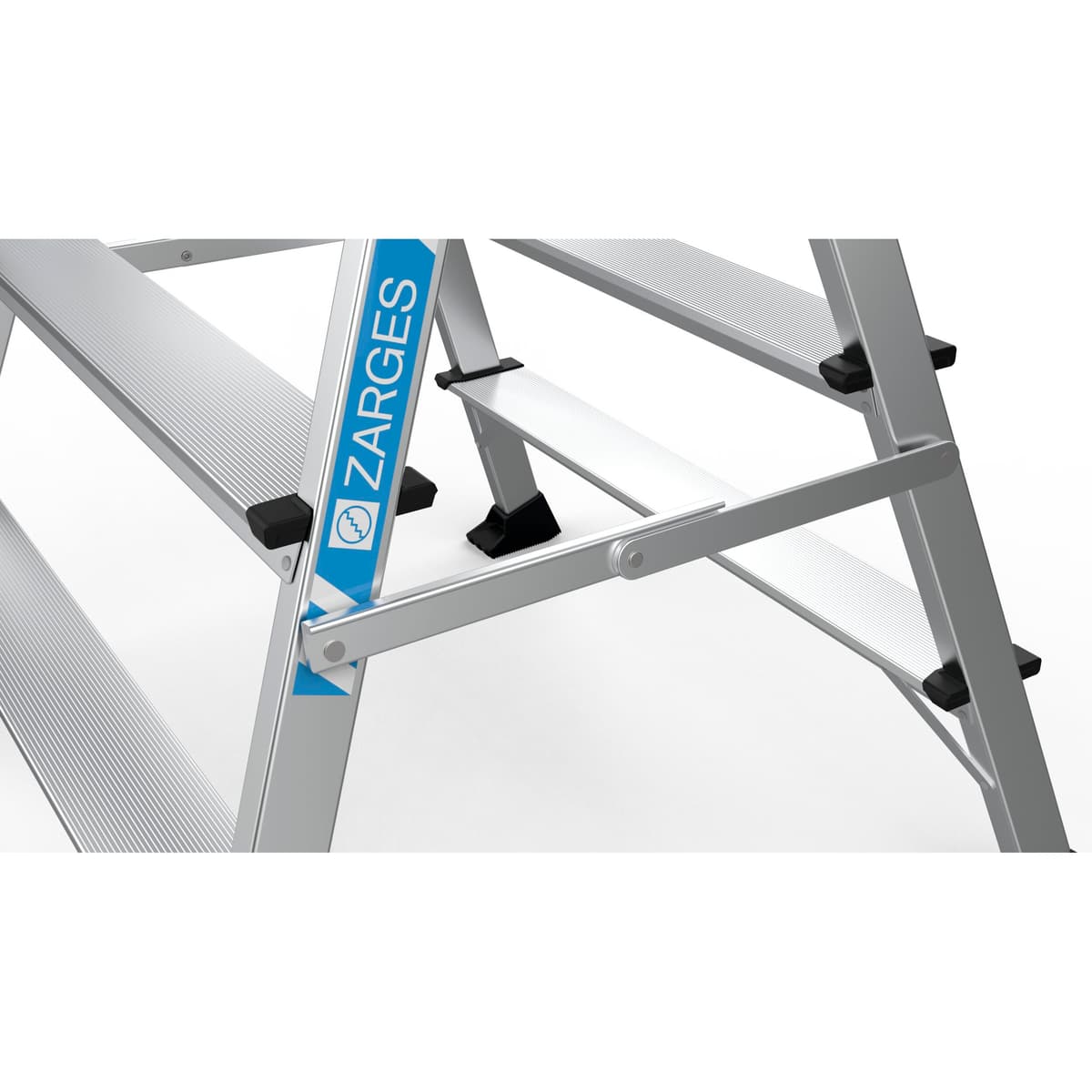 Рабочая подставка Zarges XLstep P 400 мм ступени 2x2 40101