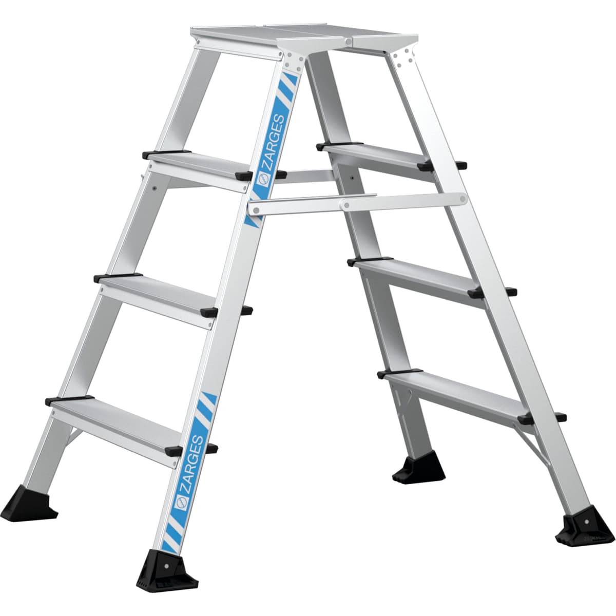 Рабочая подставка Zarges XLstep P ступени 400 мм 2x4 40103