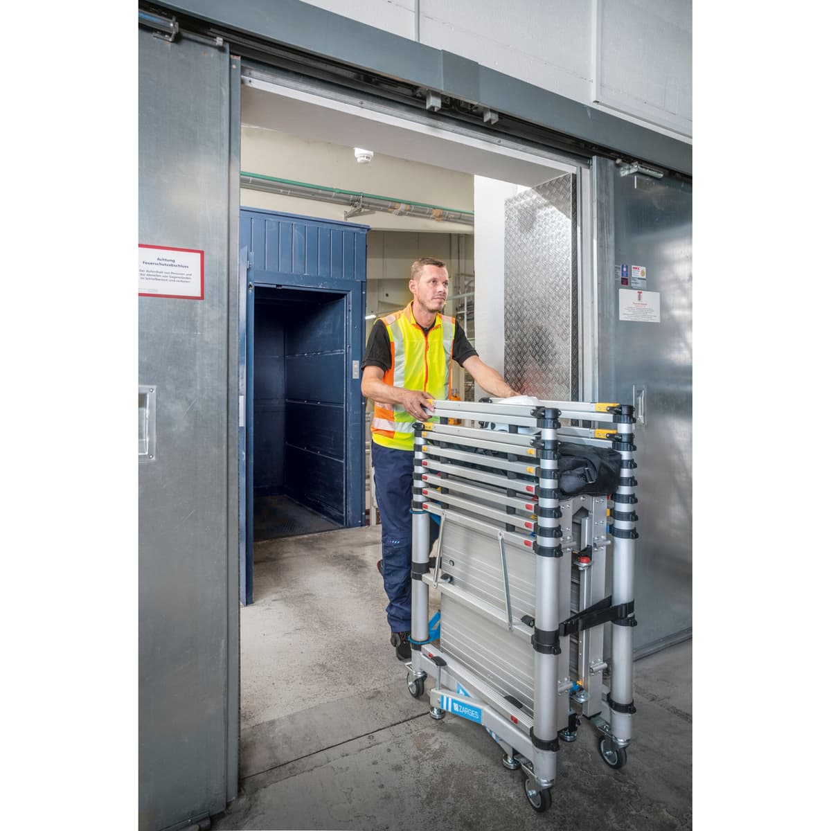 Телескопическая вышка-тура Zarges Teletower 1T 140387