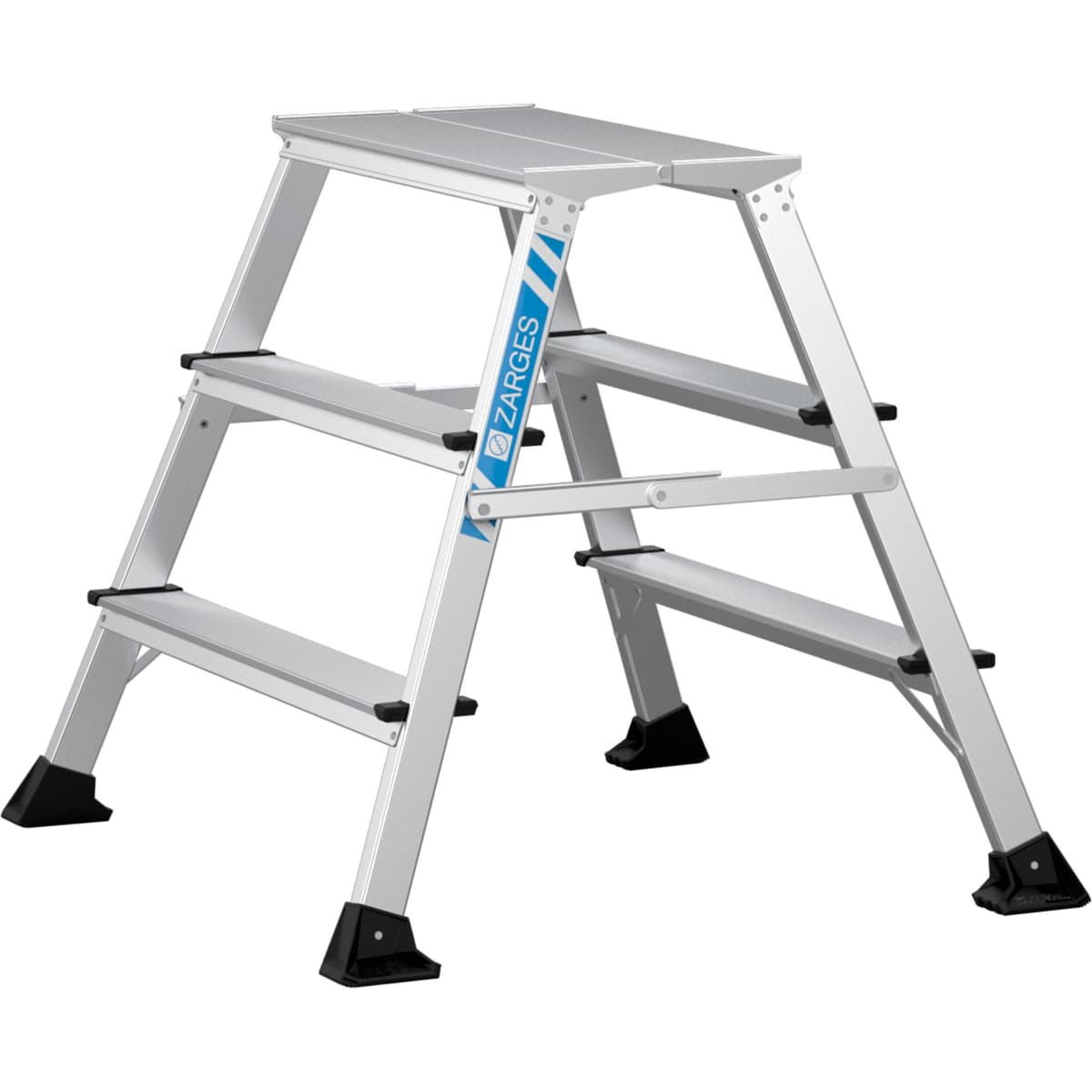 Рабочая подставка Zarges XLstep P 600 мм ступени 2x3 41410