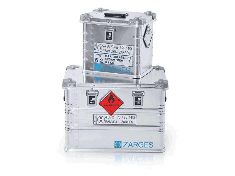 Ящики ZARGES для транспортировки заразных грузов