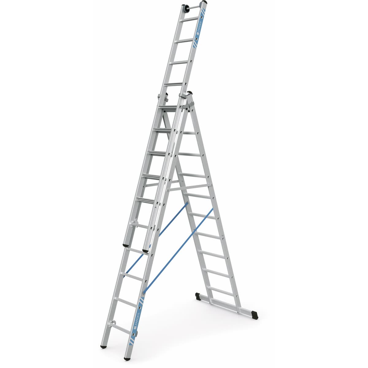 Трехсекционная многоцелевая лестница Zarges Skymaster Plus X, 3х14 ступеней, 41581