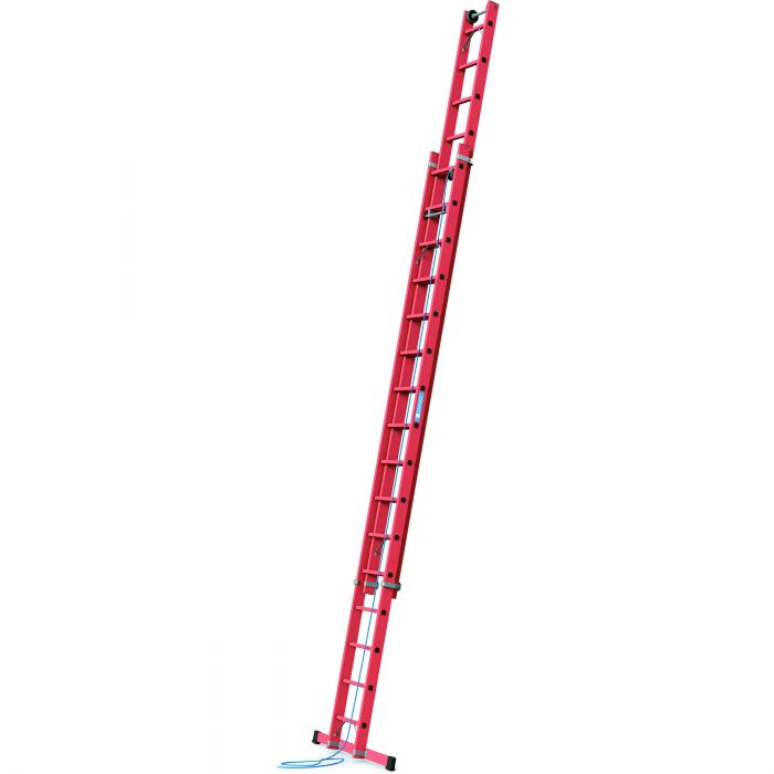 Лестница из стеклопластика с тросовой тягой Zarges Skyline EFA 2E ступени 2х16 41276