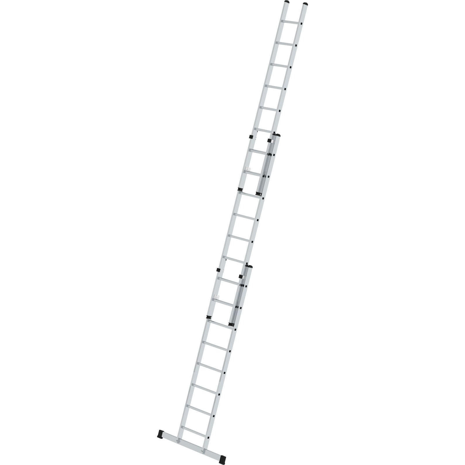 Трехсекционная алюминиевая лестница 3 x 8  со стабилизатором Munk 020318