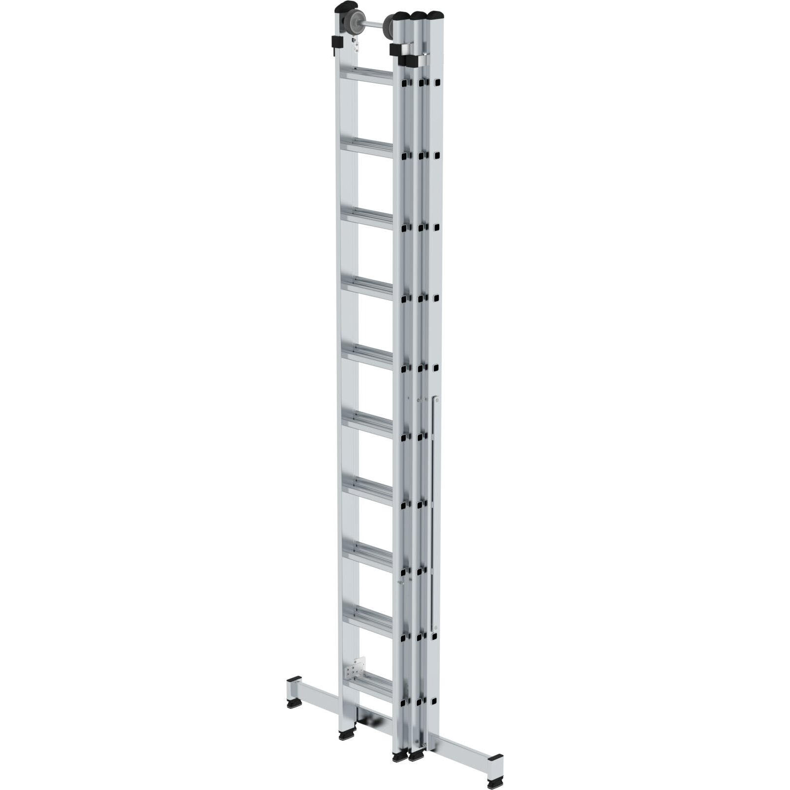Трехсекционная многоцелевая лестница 3 x 10 со стабилизатором «nivello»® Munk 033310