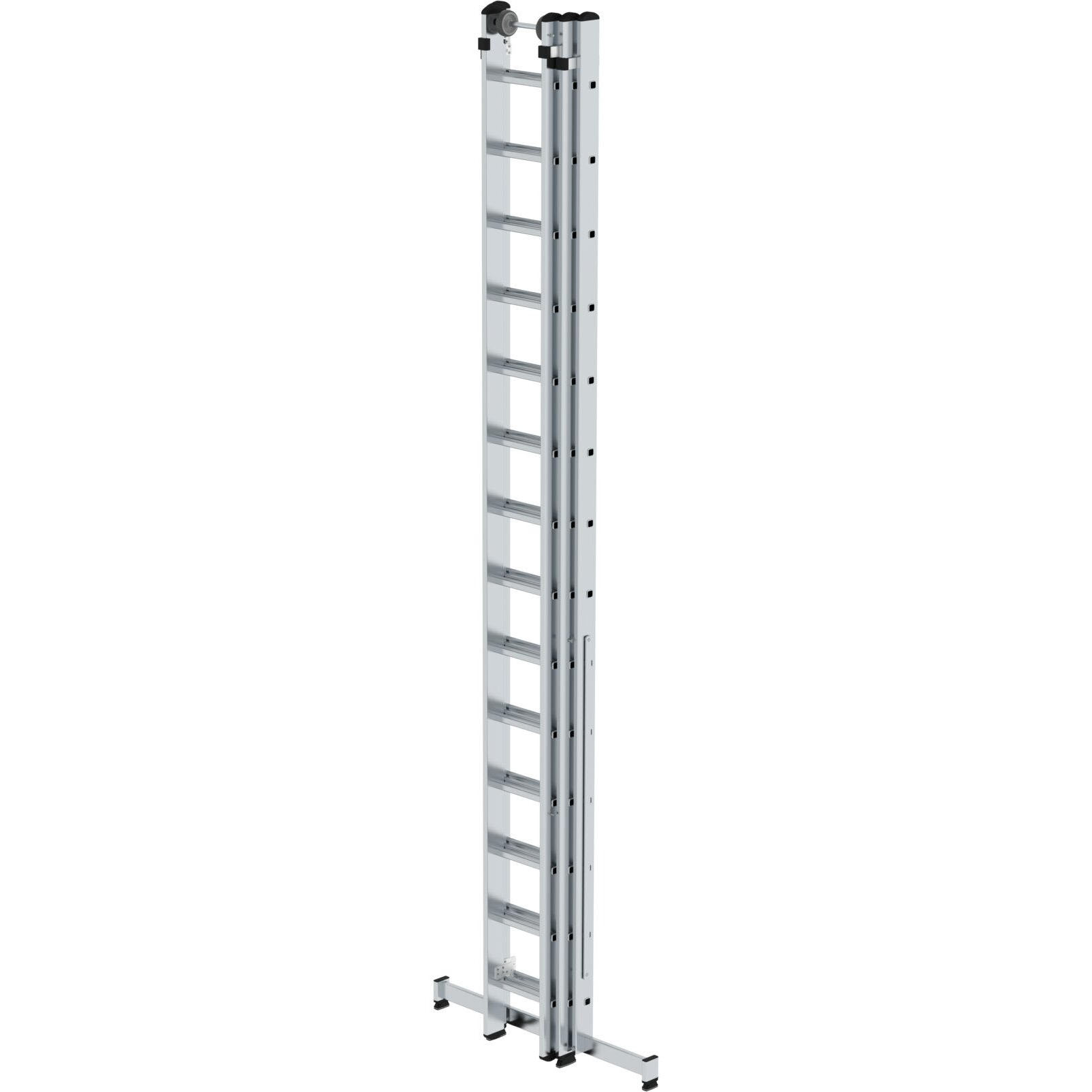 Трехсекционная многоцелевая лестница 3 x 14 со стабилизатором «nivello»® Munk 033314