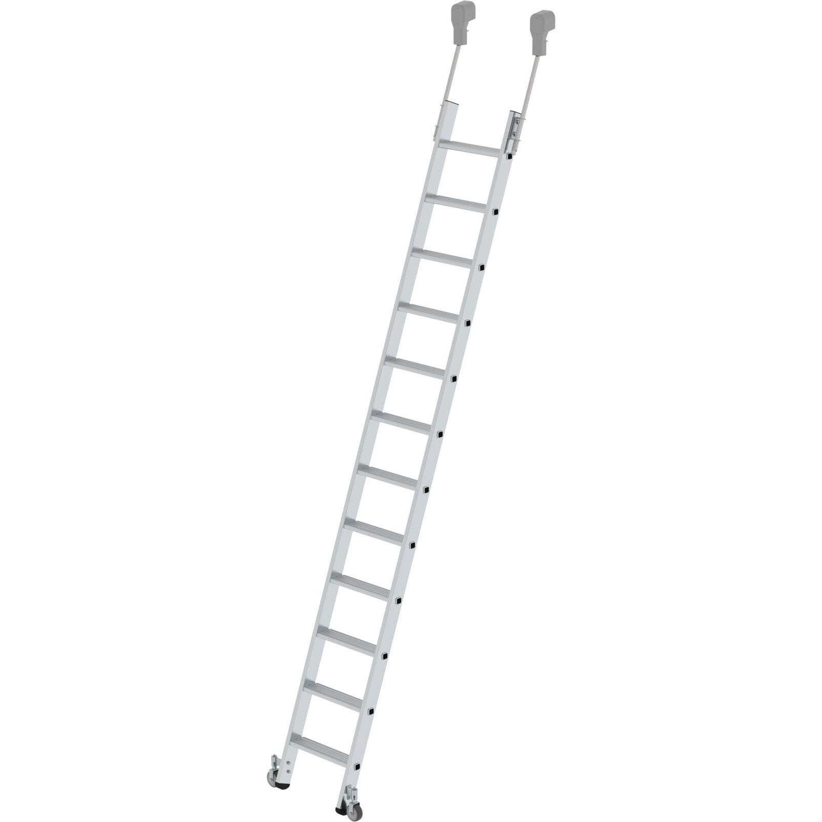 Мобильная стеллажная лестница из алюминия 12 ступеней Munk 041412