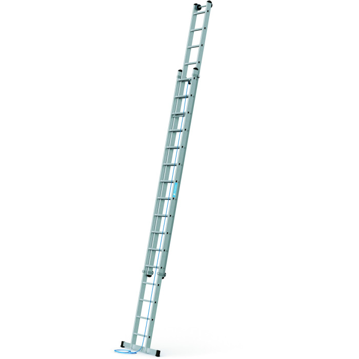 Двухсекционная лестница с тросовой тягой Zarges Skyline 2E ступени 2x16 40207