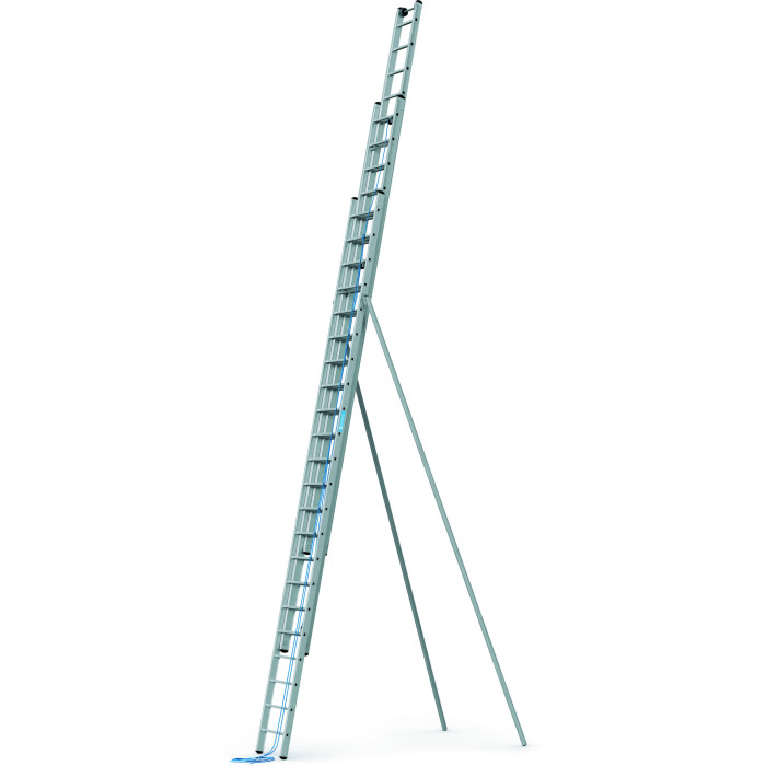 Трехсекционная лестница с тросовой тягой Zarges Skyline 3E ступени 3x22 40449
